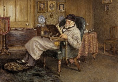 Thomas Carlyle, 1795 - 1881. Historiador y ensayista de Helen Allingham